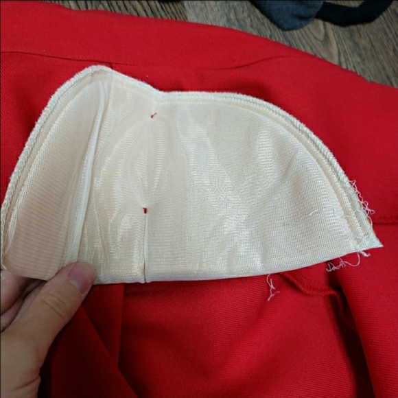 Donnkenny vintage red oversized suit jacket size medium large - Picture 7 of 12